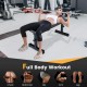 Heavy-duty weight bench with adjustable height for versatile workouts, featuring foam padding and anti-slip foot pads.